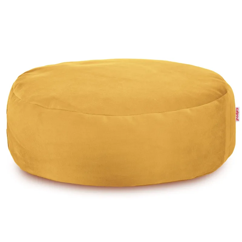 Puff Reposapiés Redondo - Terciopelo Soft