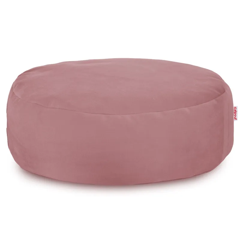Puff Reposapiés Redondo - Terciopelo Soft