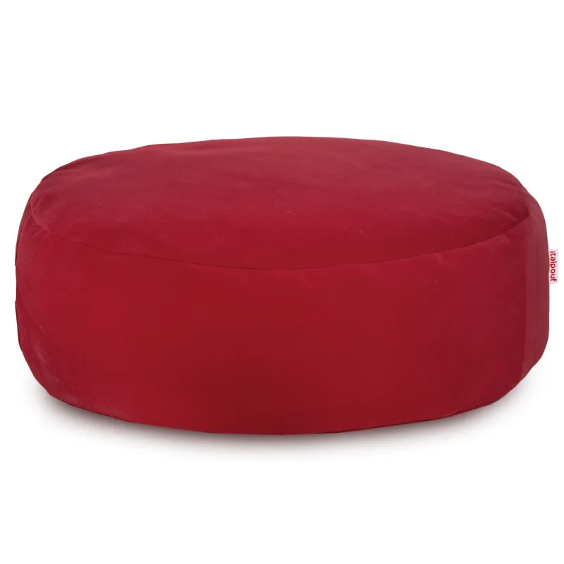 Puff Reposapiés Redondo - Terciopelo Soft