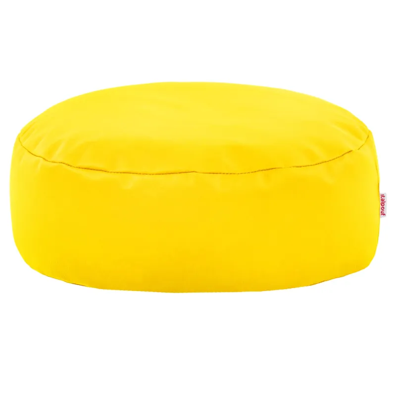Puff Reposapiés Redondo - Piel Sintética