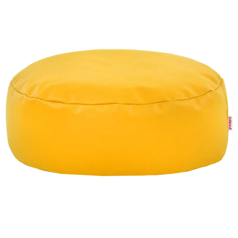 Puff Reposapiés Redondo - Piel Sintética