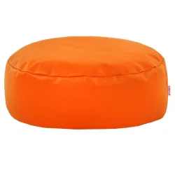 Puff Reposapiés Redondo - Piel Sintética
