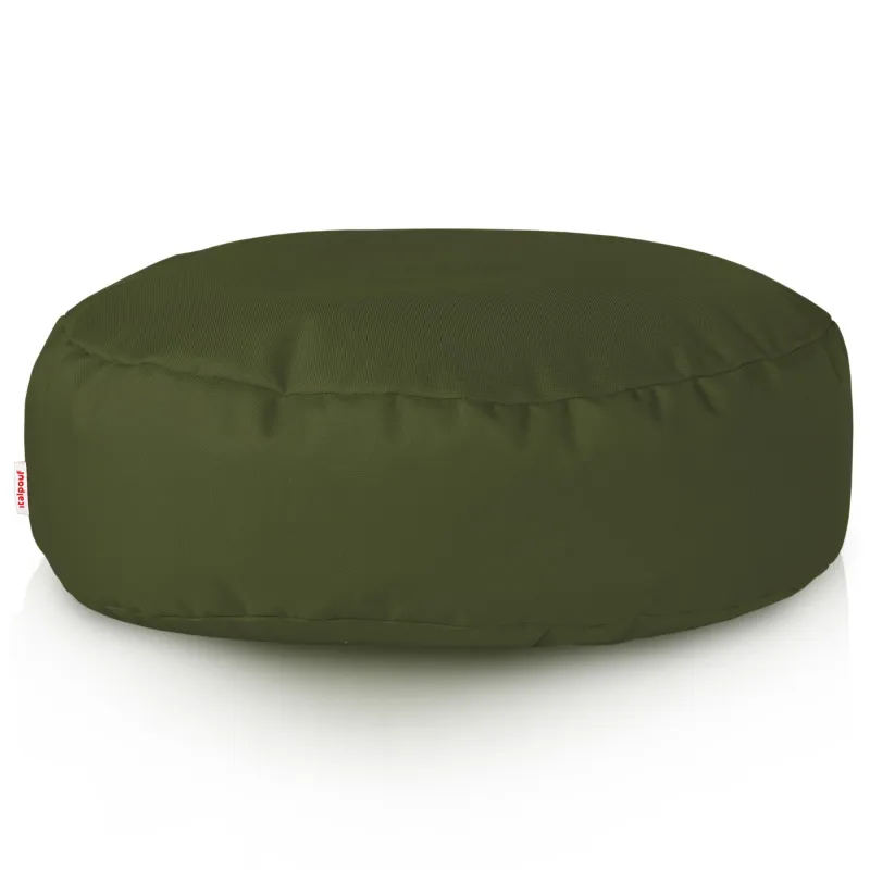 Puff Reposapiés Redondo - Outdoor Pro de Exterior Jardín Impermeable