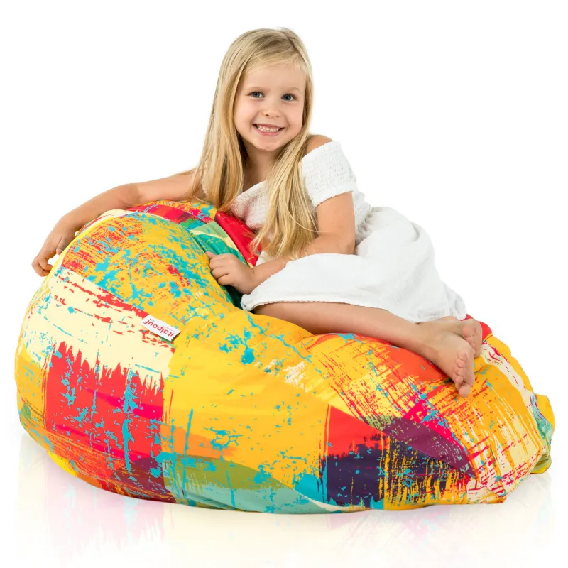 Puff Pera L para niños - Tejido Estampado Premium – vista 9