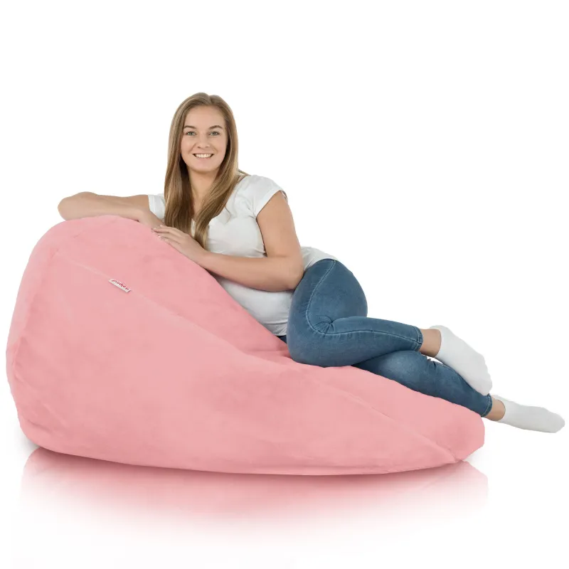 Puff Pera XXL para adultos Gigante - Pelo Sintético Yeti – vista 10