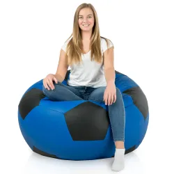 Puff Sillón Pelota de Fútbol XXL Grande - Piel Sintética – vista 6