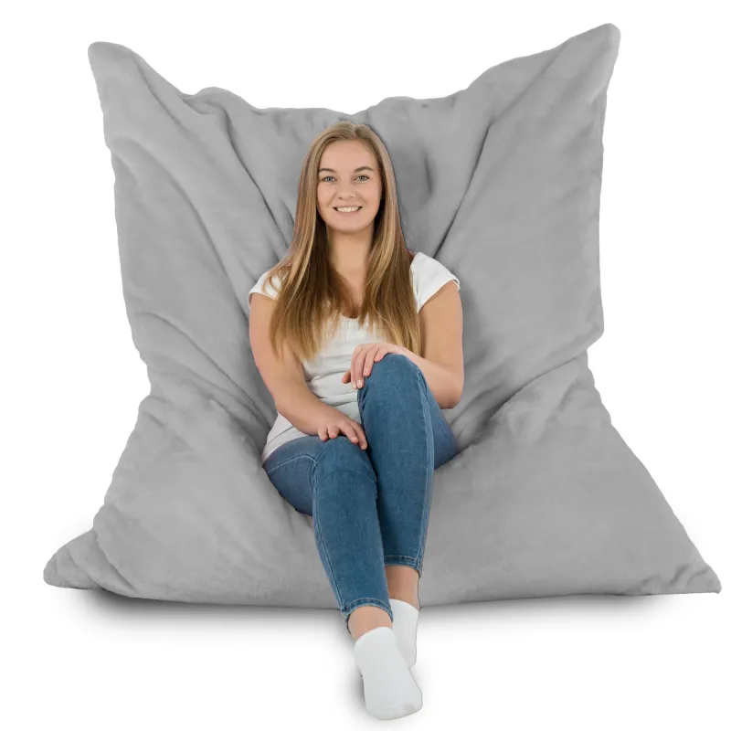 Cojín de Suelo Gigante XXL para adultos - Pelo Sintético Yeti – vista 3