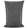 Negro mezcla Puff Almohada reciclaje