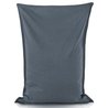 Azul marino mezcla Puff Almohada reciclaje