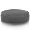 Negro mezcla Almohada Redonda Monaco reciclaje