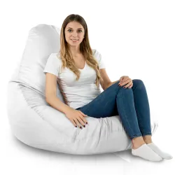 Puff pera moderno para asientos elegantes al aire libre