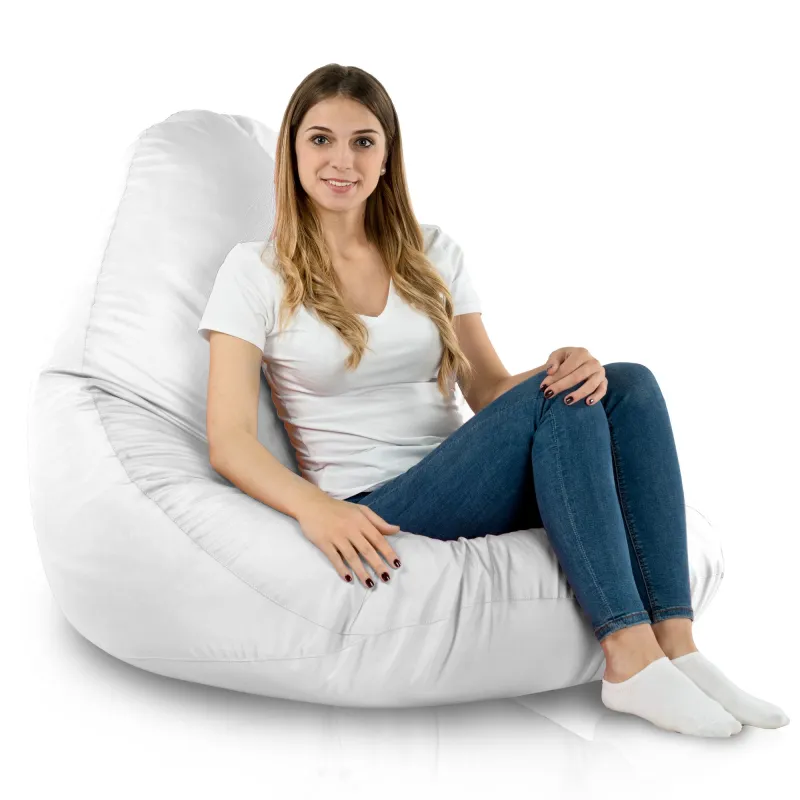 Puff pera moderno para asientos elegantes al aire libre