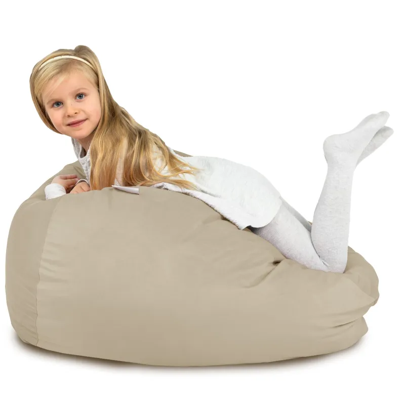 Perla puff pera XXL terciopelo