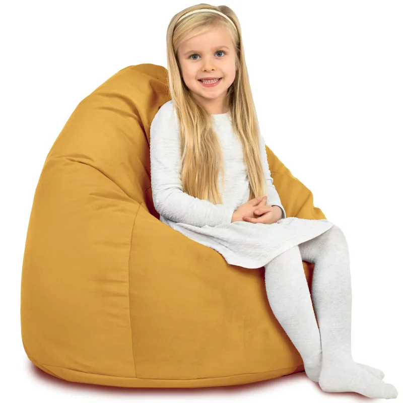 Puff Pera L para niños - Terciopelo Soft – vista 58