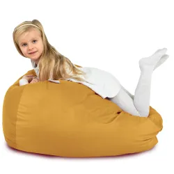 Puff Pera L para niños - Terciopelo Soft – vista 99
