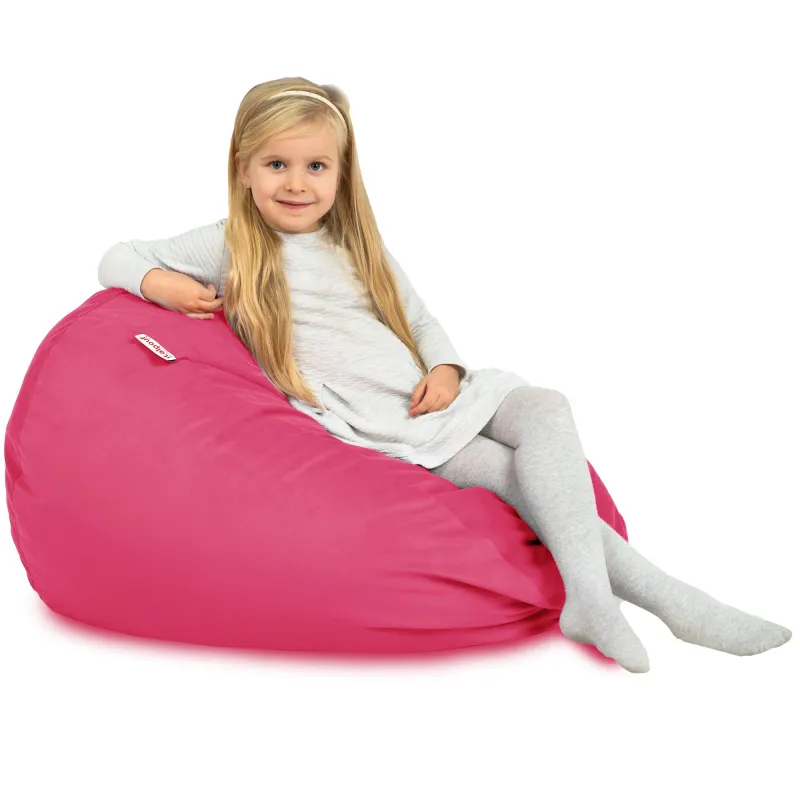 Puff Pera L para niños - Terciopelo Soft – vista 80