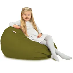Puff Pera L para niños - Terciopelo Soft – vista 70