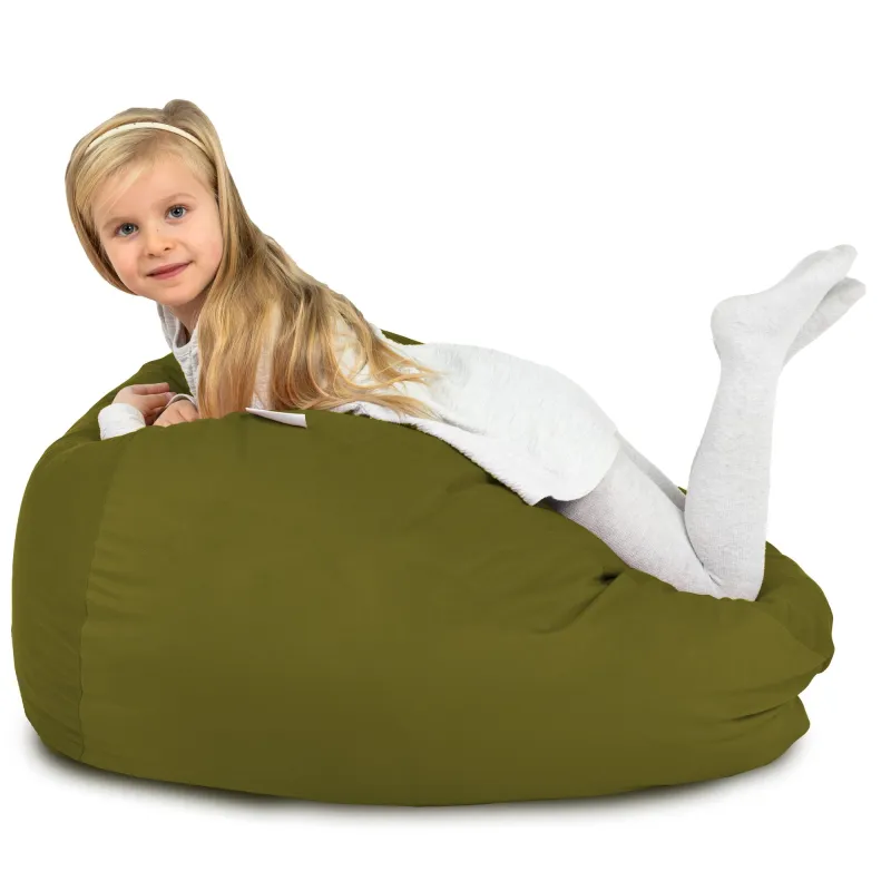 Puff Pera L para niños - Terciopelo Soft – vista 97