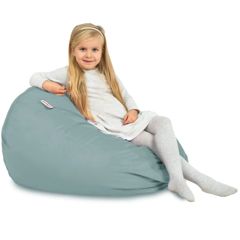Puff Pera L para niños - Terciopelo Soft – vista 78