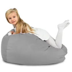 Puff Pera L para niños - Terciopelo Soft – vista 76