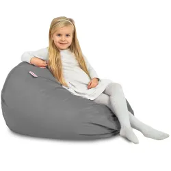 Puff Pera L para niños - Terciopelo Soft – vista 75