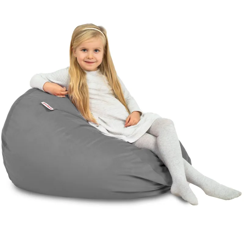 Puff Pera L para niños - Terciopelo Soft – vista 75