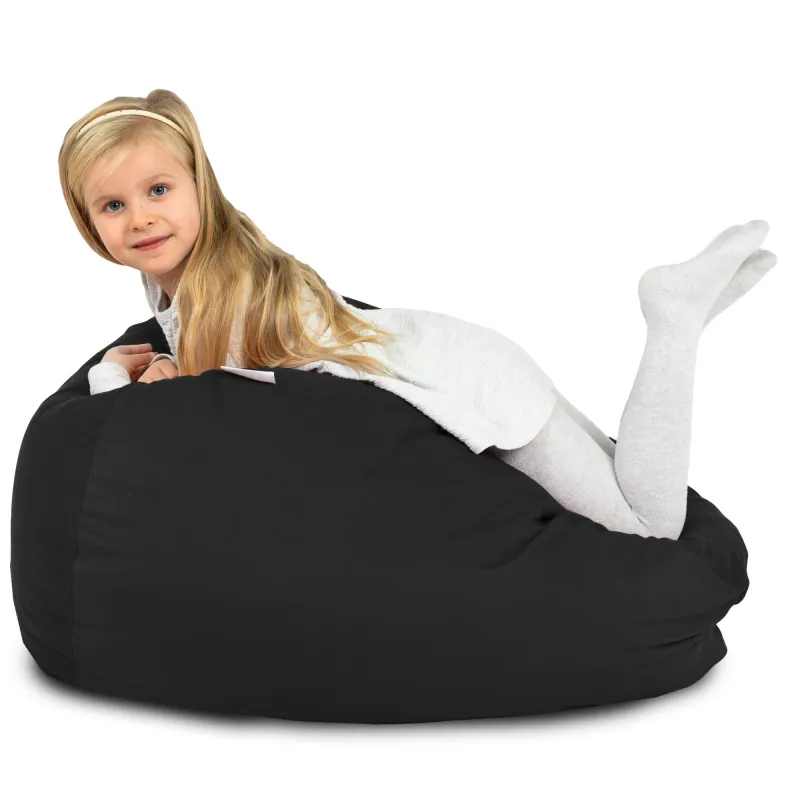 Puff Pera L para niños - Terciopelo Soft – vista 85