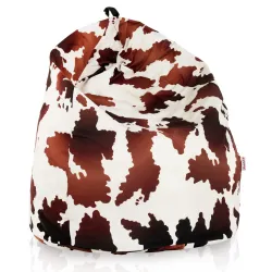 Puff Pera Estándar - Tejido Estampado Premium