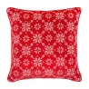 Copos de nieve rojos