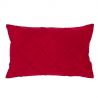 Rojo Almohada con costura Almohada Rectangular Para El Sofá terciopelo