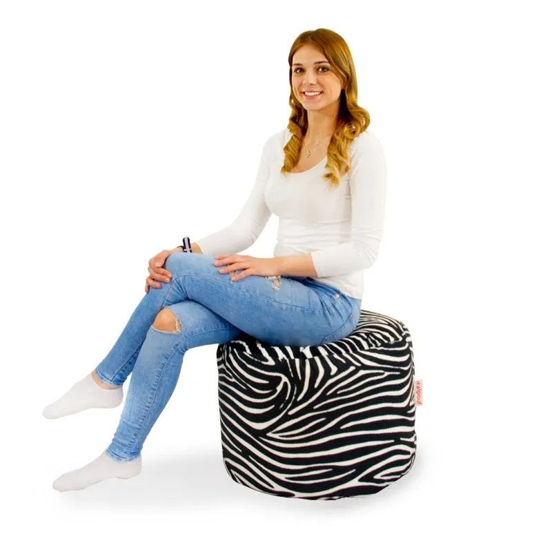 Puff Redondo Cilindro - Tejido Estampado Premium – vista 14