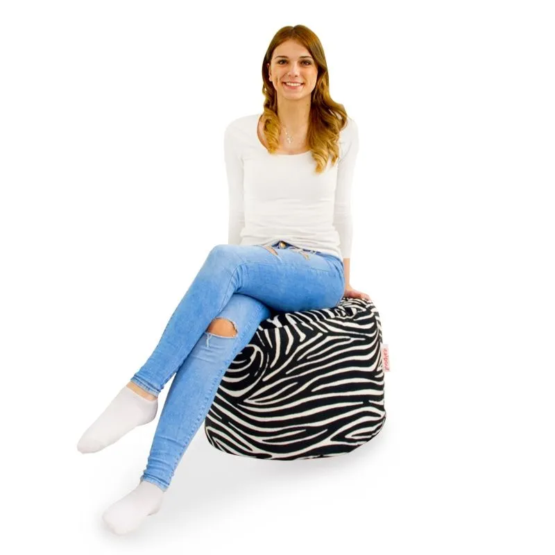 Puff Redondo Cilindro - Tejido Estampado Premium – vista 13