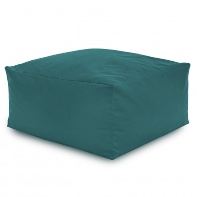 Azul Puff Mesa Florencia terciopelo