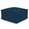 Azul marino Puff Mesa Florencia terciopelo