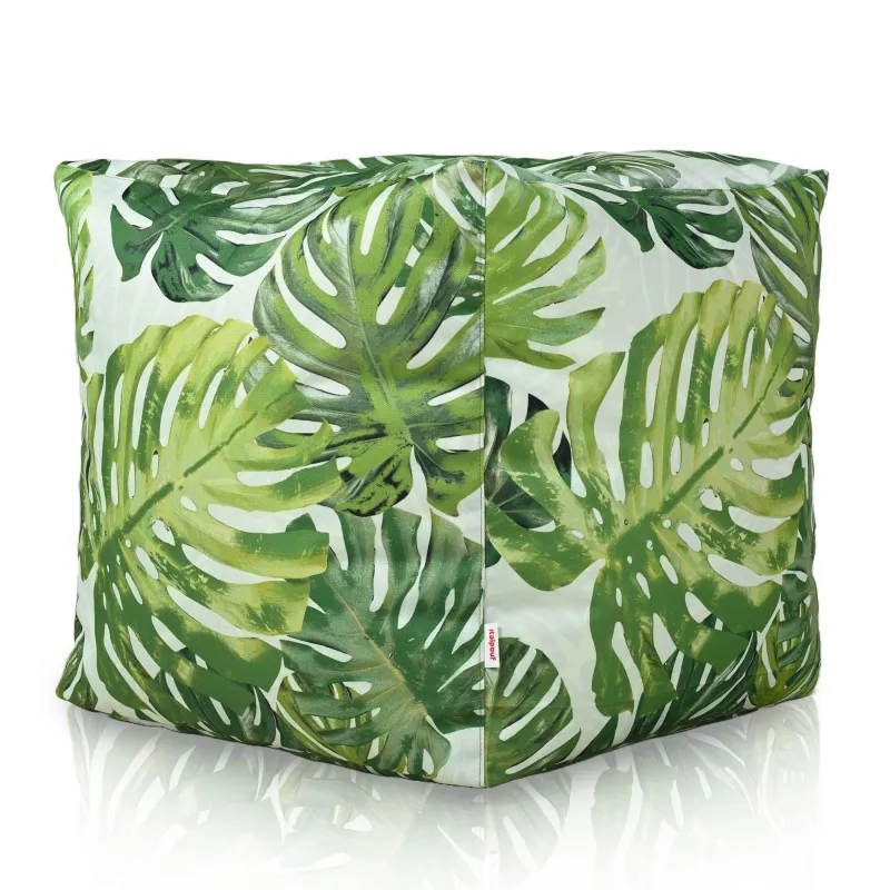 Puff Cuadrado Cubo - Tejido Estampado Premium – vista 3
