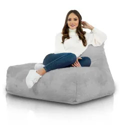 Puff Sillón con Respaldo Bali - Pelo Sintético Yeti – vista 3