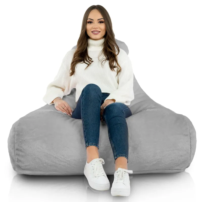 Puff Sillón con Respaldo Bali - Pelo Sintético Yeti – vista 4