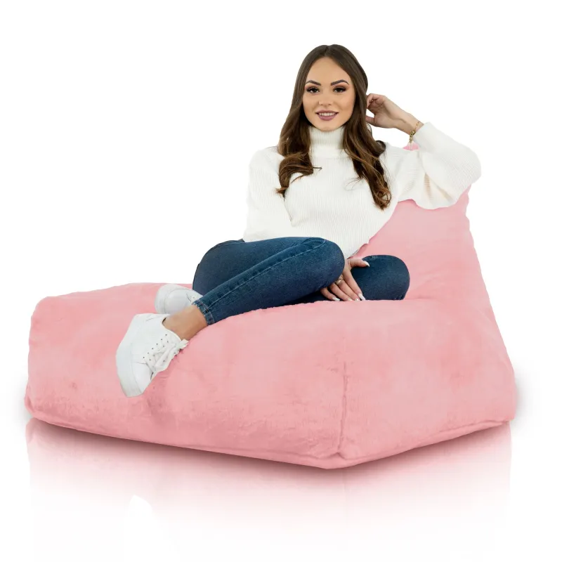 Puff Sillón con Respaldo Bali - Pelo Sintético Yeti – vista 8
