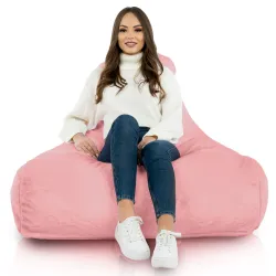 Puff Sillón con Respaldo Bali - Pelo Sintético Yeti – vista 9