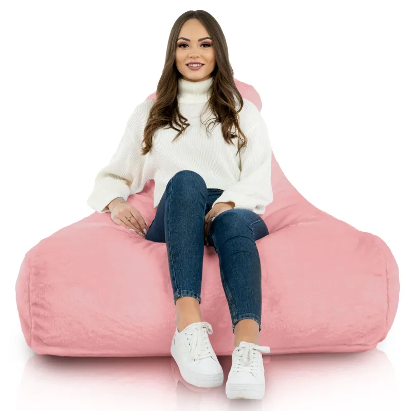 Puff Sillón con Respaldo Bali - Pelo Sintético Yeti – vista 9