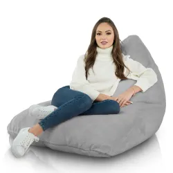 Puff Asiento de Suelo XL Bermuda - Pelo Sintético Yeti – vista 3