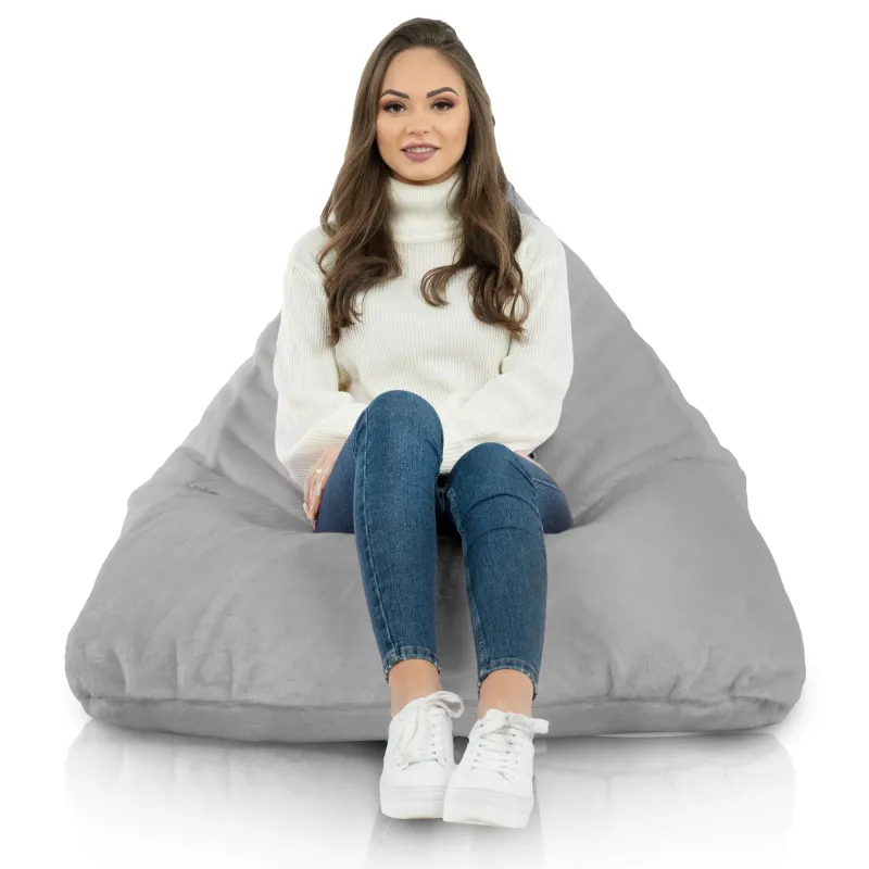 Puff Asiento de Suelo XL Bermuda - Pelo Sintético Yeti – vista 4