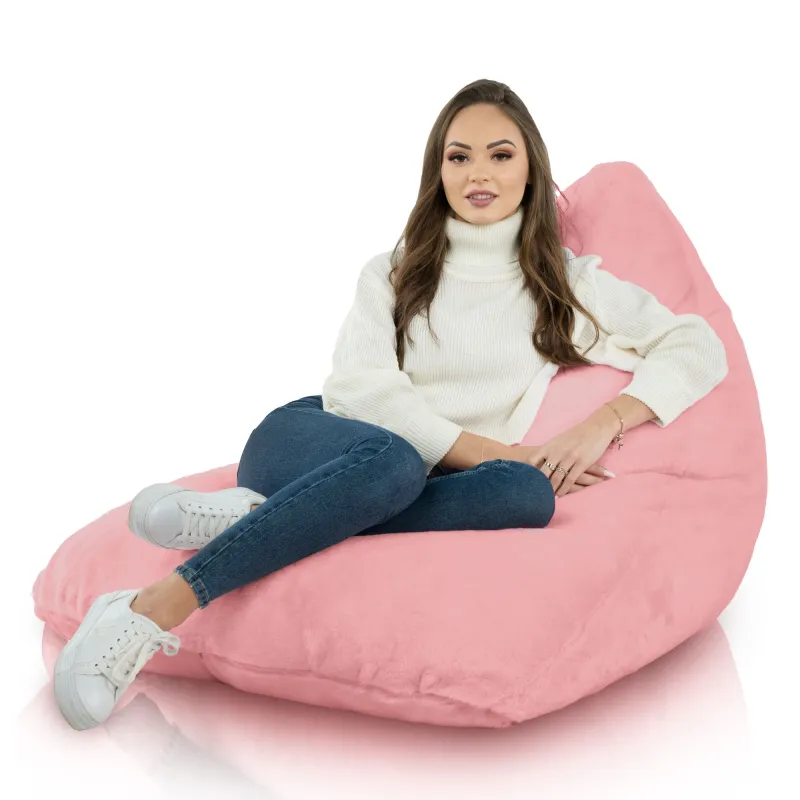 Puff Asiento de Suelo XL Bermuda - Pelo Sintético Yeti – vista 8