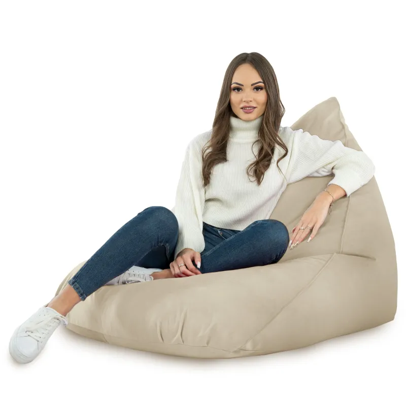 Sillón puff suave Bermuda con diseño elegante para espacios modernos