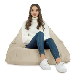Sillón puff cómodo Bermuda, perfecto para relajarse al aire libre