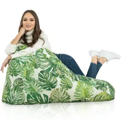 Puff Asiento de Suelo XL Bermuda - Tejido Estampado Premium – vista 72