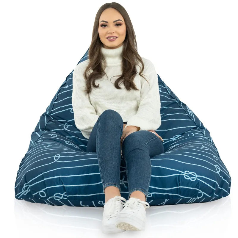 Puff Asiento de Suelo XL Bermuda - Tejido Estampado Premium – vista 36