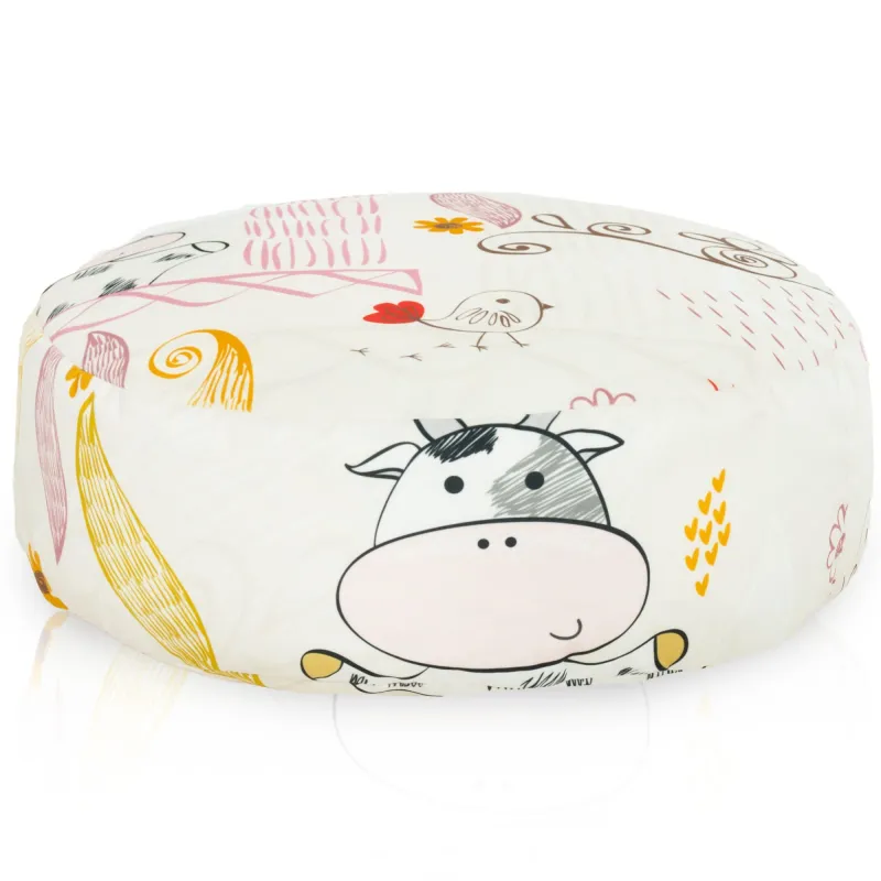 Puff Reposapiés Redondo - Tejido Estampado Premium – vista 34
