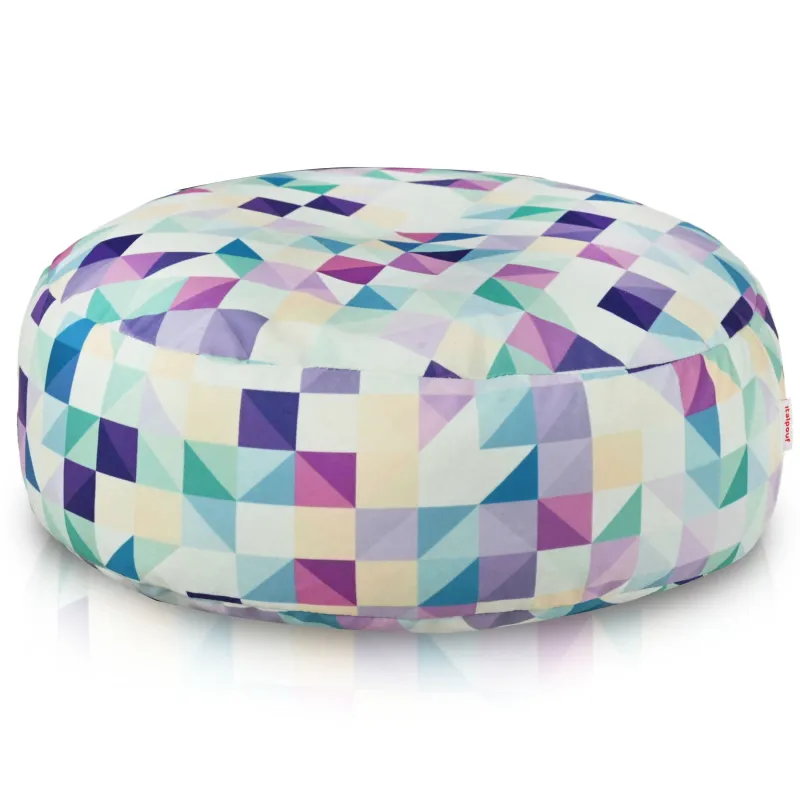 Puff Reposapiés Redondo - Tejido Estampado Premium – vista 44