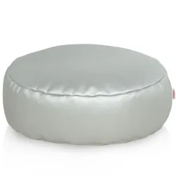 Puff Reposapiés Redondo - Piel Sintética